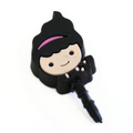 Phone Charm w/Soft Rubber 2-D Mold (1")